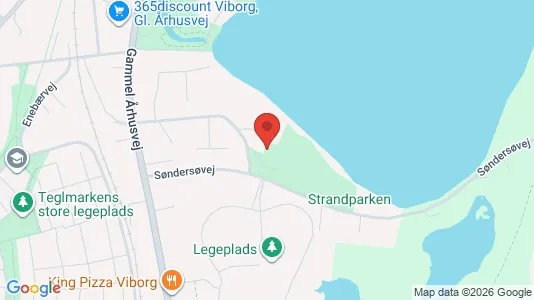 Lejligheder til leje i Viborg - kort over placeringen