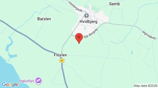 Huse til salg i Thyholm - kort over placeringen