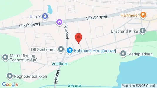 Lejligheder til salg i Brabrand - kort over placeringen