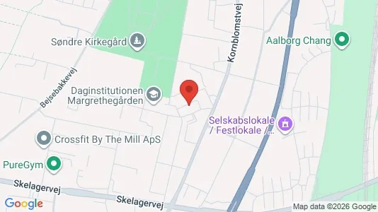 Lejligheder til salg i Aalborg Centrum - kort over placeringen