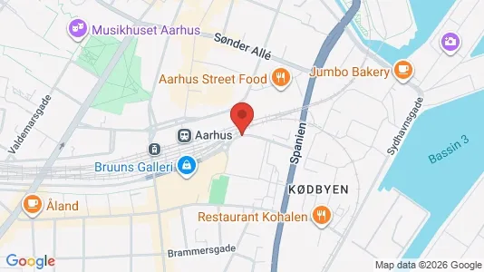 Lejligheder til salg i Haderslev - kort over placeringen