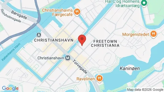 Lejligheder til salg i København K - kort over placeringen