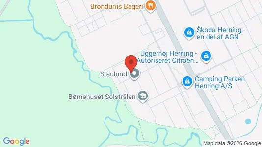Lejligheder til salg i Herning - kort over placeringen