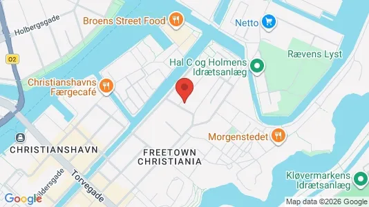 Lejligheder til salg i København K - kort over placeringen