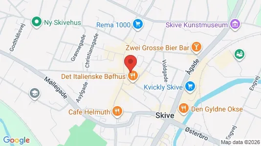 Lejligheder til salg i Skive - kort over placeringen