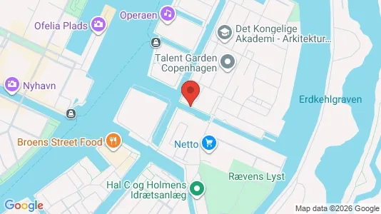 Lejligheder til salg i København K - kort over placeringen