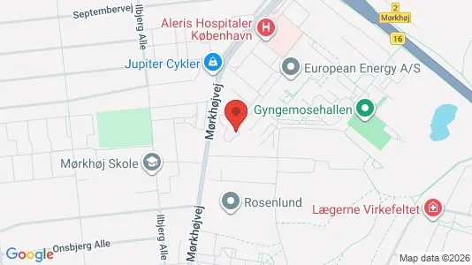 Lejligheder til salg i Søborg - kort over placeringen