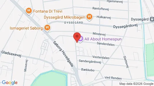 Lejligheder til salg i Dyssegård - kort over placeringen