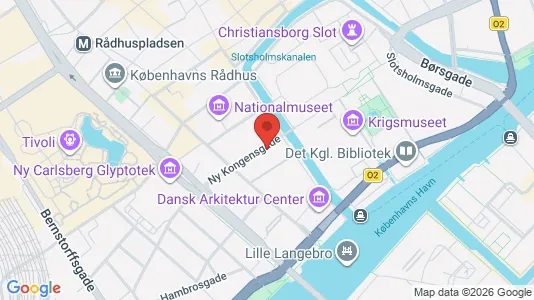 Lejligheder til salg i København K - kort over placeringen