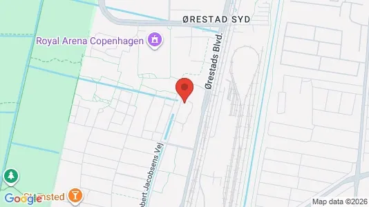Lejligheder til salg i København S - kort over placeringen