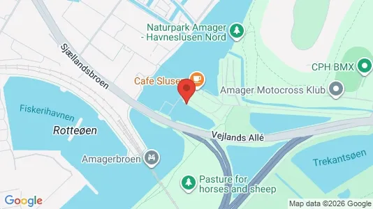Lejligheder til salg i København S - kort over placeringen