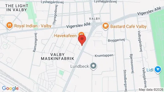 Lejligheder til salg i Valby - kort over placeringen