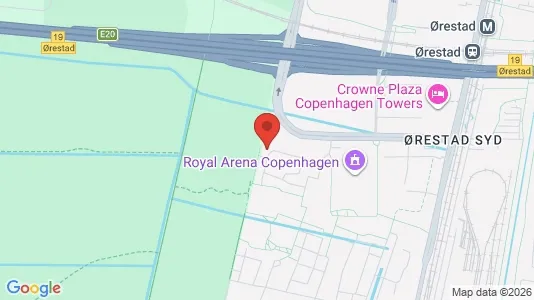Lejligheder til salg i København S - kort over placeringen