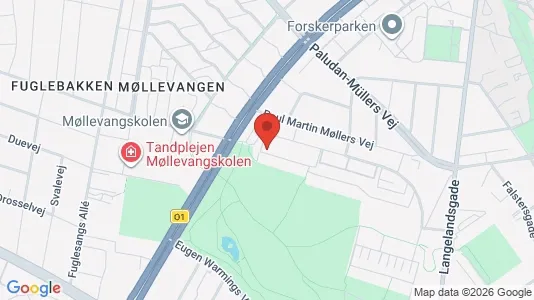 Lejligheder til salg i Århus C - kort over placeringen