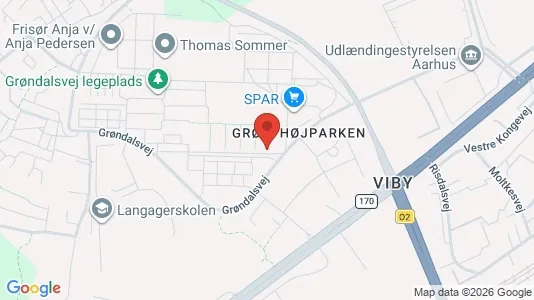Lejligheder til salg i Viby J - kort over placeringen