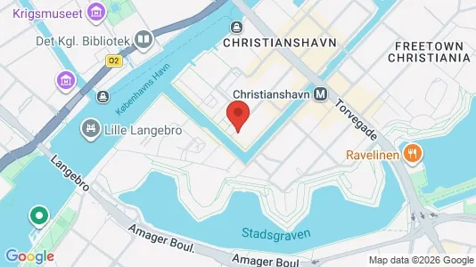 Lejligheder til salg i København K - kort over placeringen