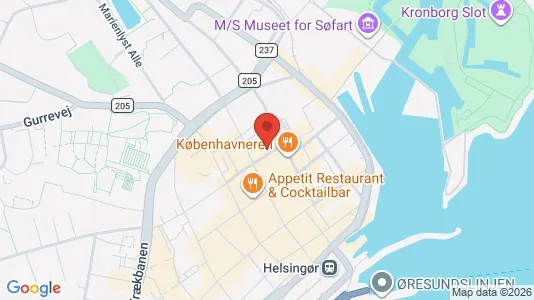 Lejligheder til salg i Helsingør - kort over placeringen