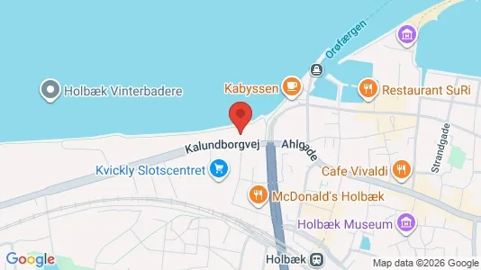 Lejligheder til salg i Holbæk - kort over placeringen