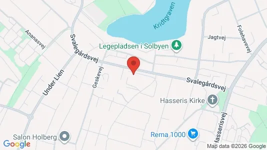 Lejligheder til salg i Aalborg Centrum - kort over placeringen