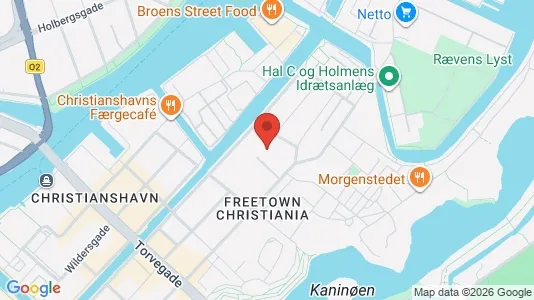 Lejligheder til salg i København K - kort over placeringen