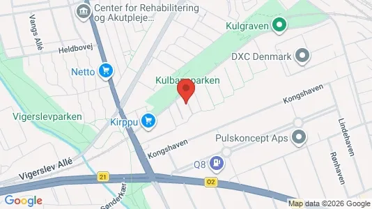 Lejligheder til salg i Valby - kort over placeringen