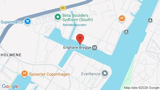 Lejligheder til salg i København SV - kort over placeringen