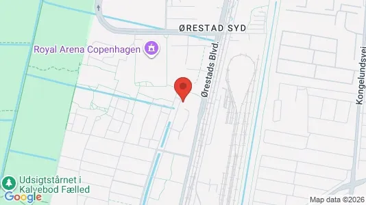 Lejligheder til salg i København S - kort over placeringen