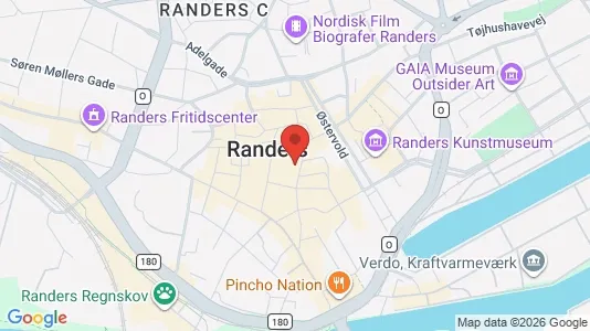 Lejligheder til salg i Randers C - kort over placeringen