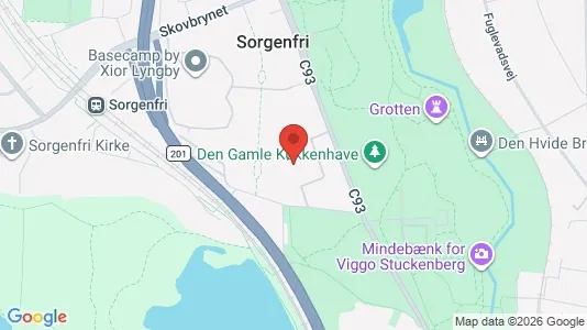 Lejligheder til salg i Kongens Lyngby - kort over placeringen