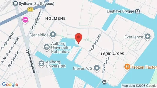 Lejligheder til salg i København SV - kort over placeringen