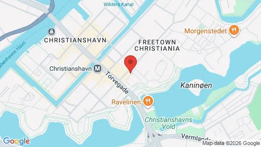 Lejligheder til salg i København K - kort over placeringen