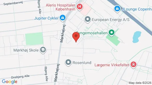 Lejligheder til salg i Søborg - kort over placeringen