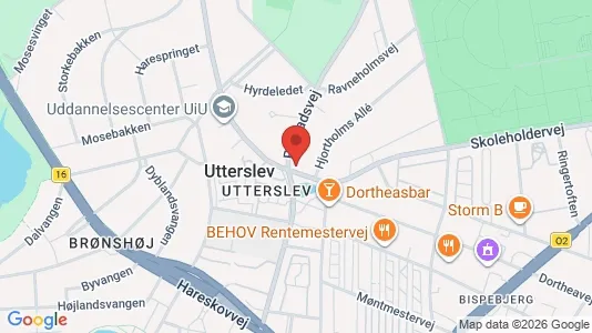 Lejligheder til salg i København NV - kort over placeringen