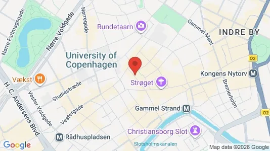 Lejligheder til salg i København K - kort over placeringen