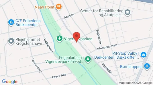 Lejligheder til salg i Valby - kort over placeringen