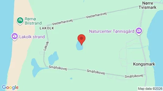 Sommerhuse til salg i Rømø - kort over placeringen