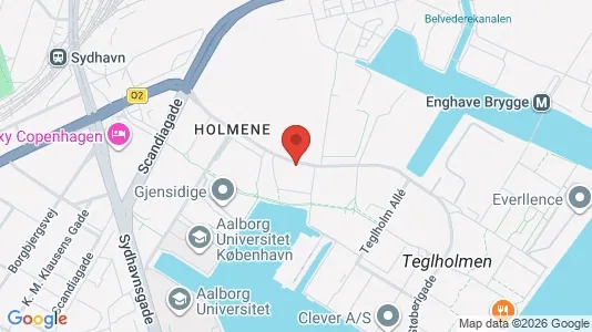 Lejligheder til salg i København SV - kort over placeringen