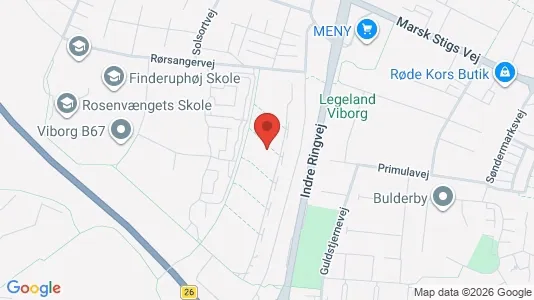Lejligheder til leje i Viborg - Foto fra Google Street View